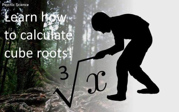 Instant cube roots