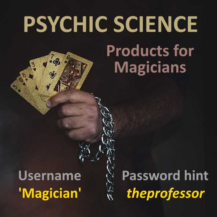 Products for magicians