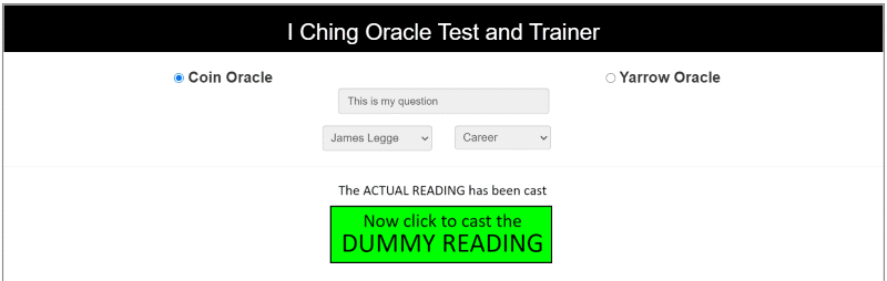 Using I Ching Test and Trainer (2)